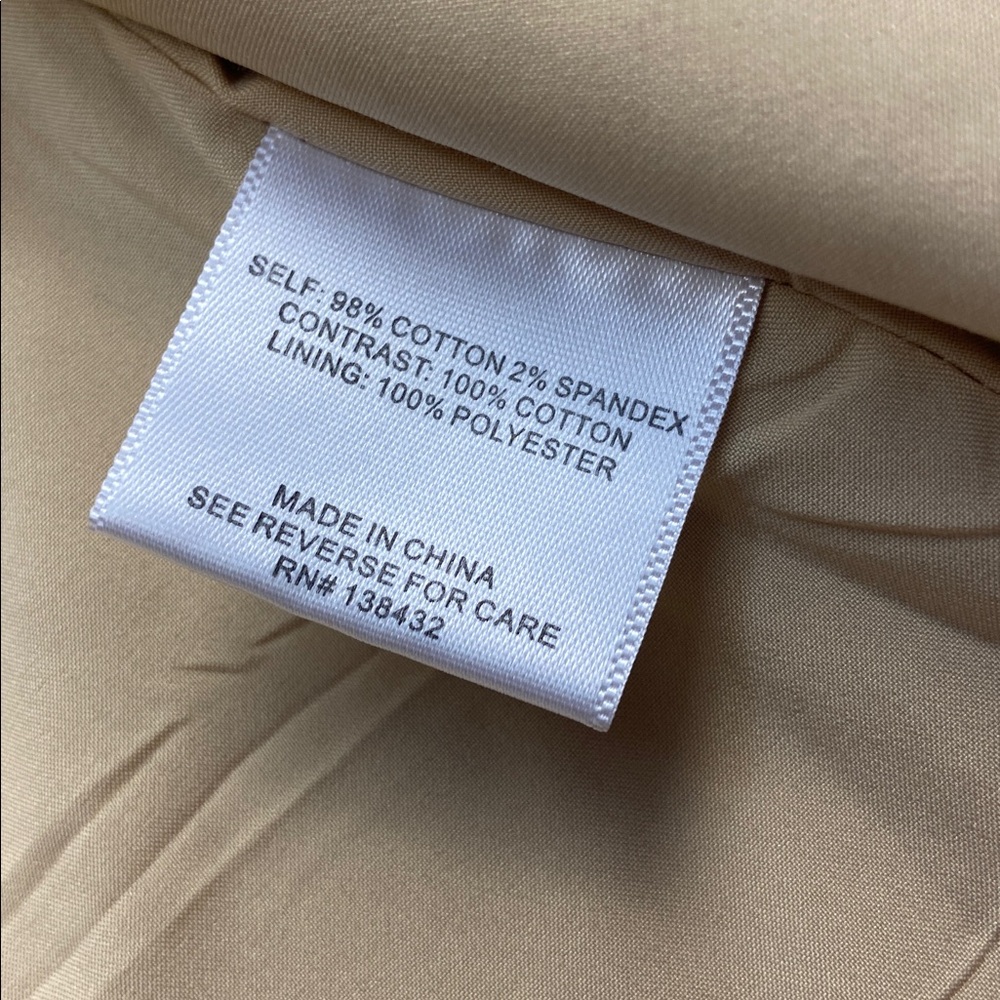 NWT Modcloth Trench Coat Tan 4X Plus Size - Picture 9 of 15